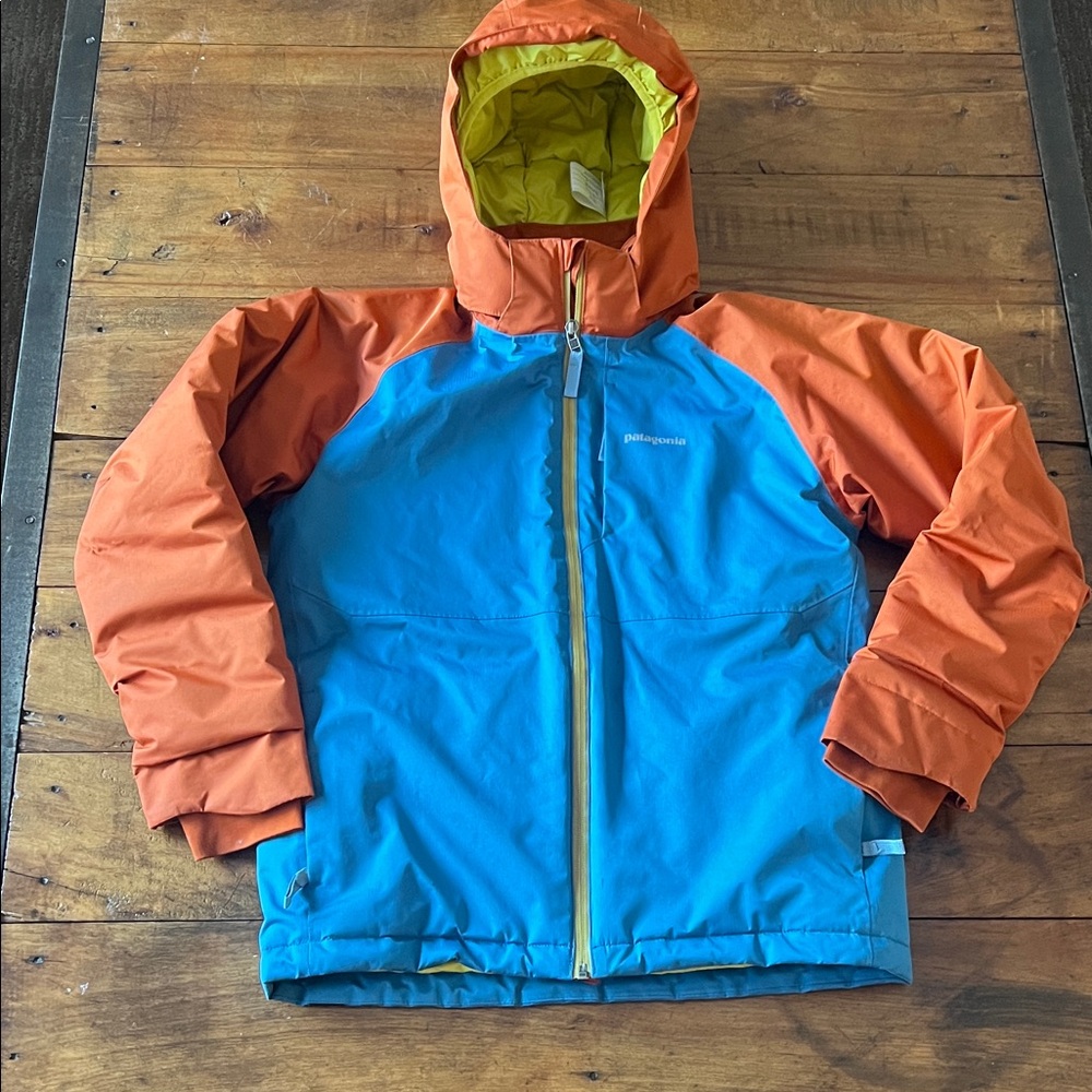 Patagonia Orange and Blue Ski Jacket